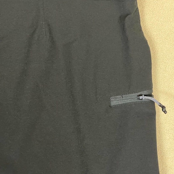 Prana Swim Trunk Mens 40 Black Drawstring Waist Zip Pocket High Rise UPF50+ - Picture 10 of 12